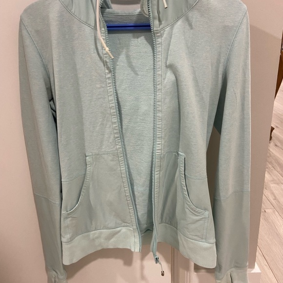 Lululemon Full Zip Scuba Size 6 In Heathered Frosty - Picture 5 of 9